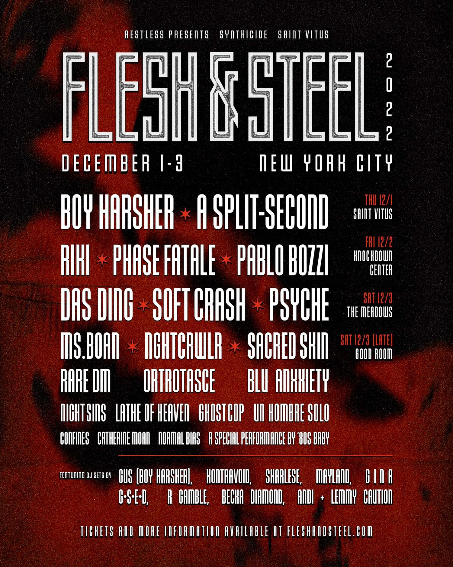 Flesh & Steel Fest poster