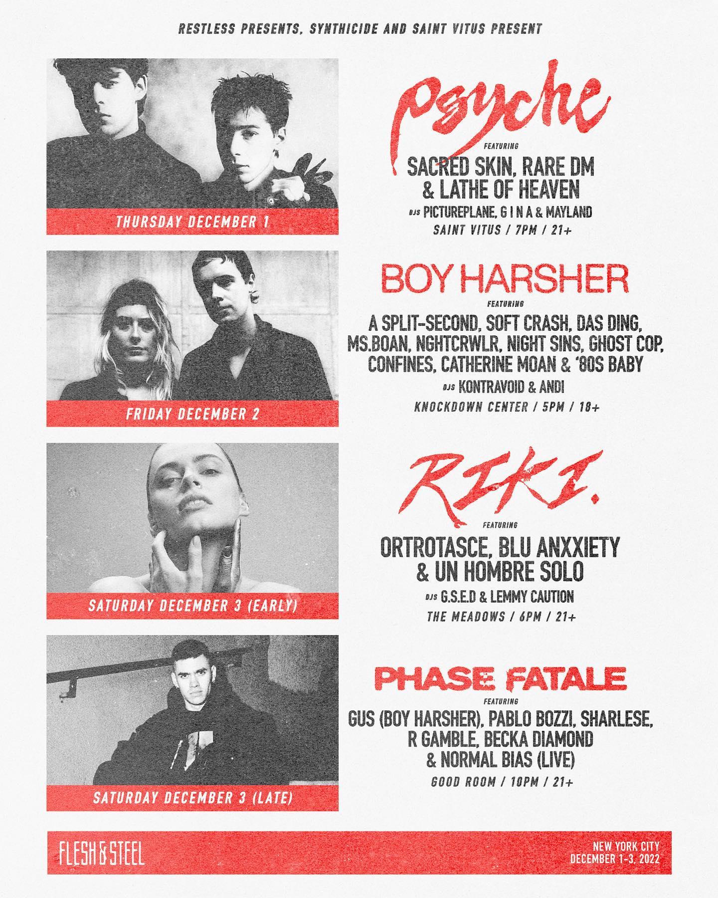 Flesh & Steel Fest poster