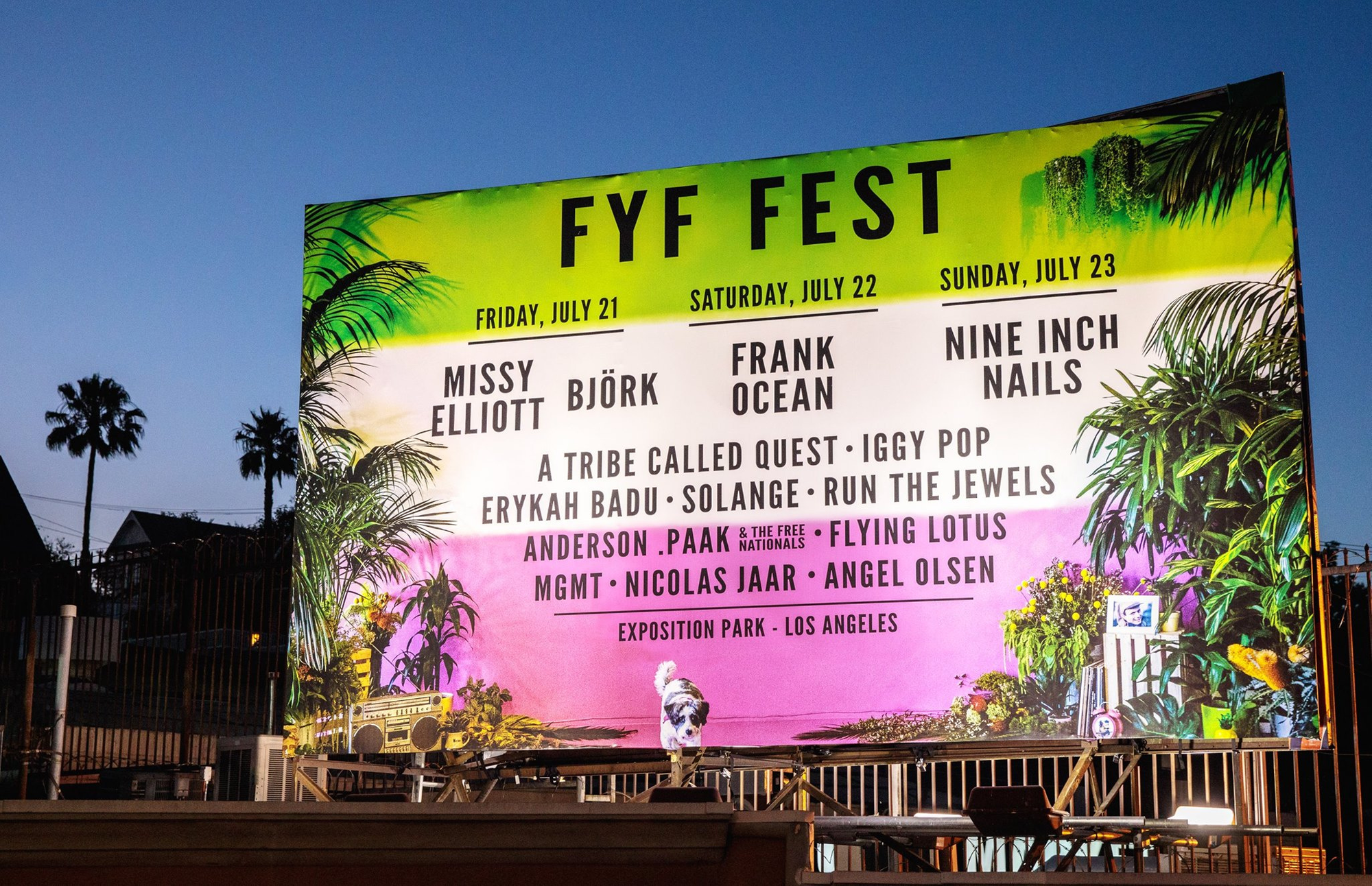 FYF Fest billboard