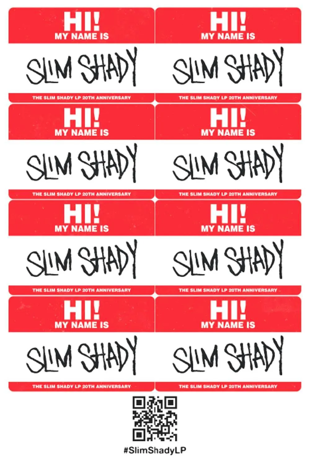 Eminem poster design for Def Jam/Universal Music