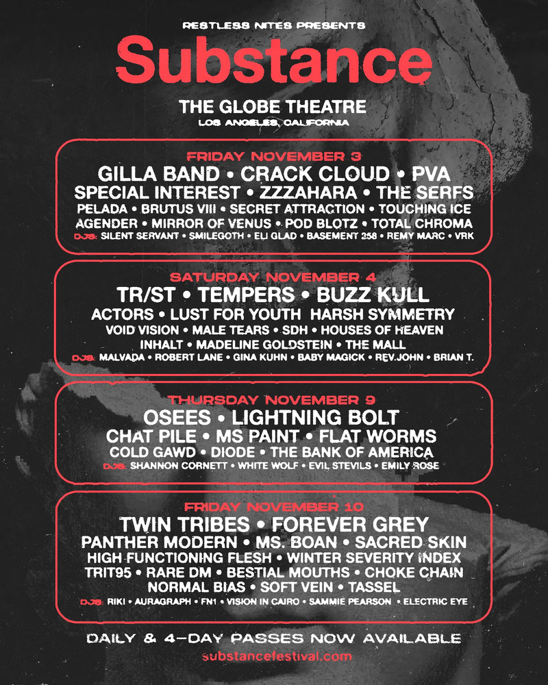 Substance Festival poster